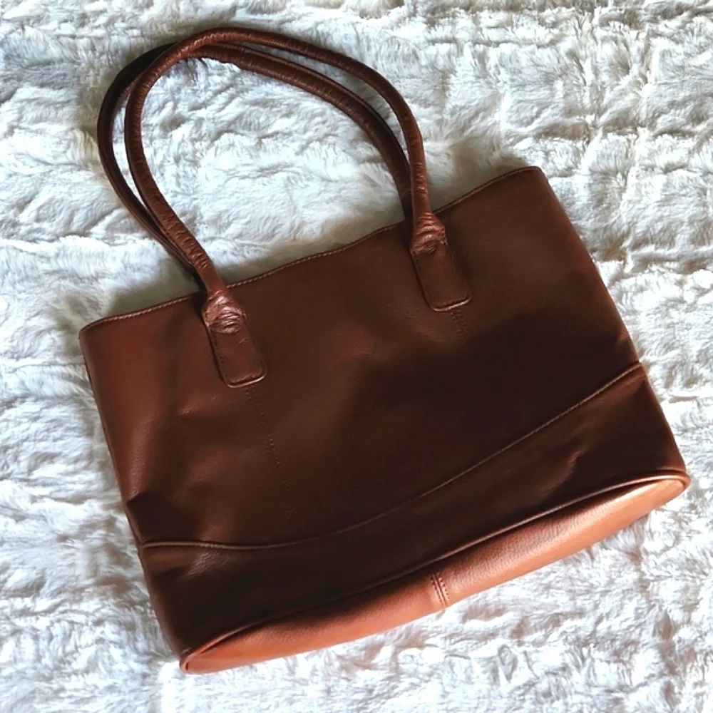 AMERICAN LEATHER CO., Luxury, Bohemian, Chestnut, Shoulder, Bag, Purse, Tote - Picture 4 of 8